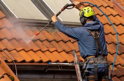 Démoussage et hydrofuge de toiture à Thégra